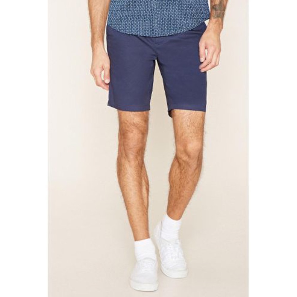 Navy Shorts - Mens